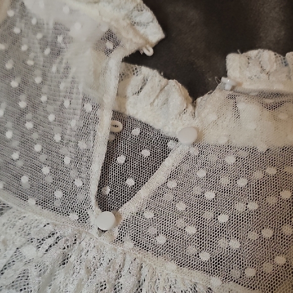 Lace Ruffle Blouse - Picture 4 of 6